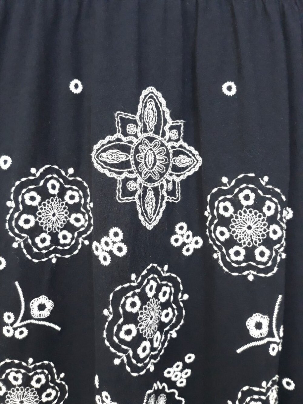 Johnny Was JWLA Cotton Embroidered Mini Dress Boho Western - Picture 3 of 9